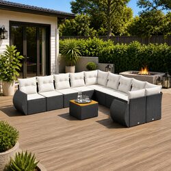 Practical 11-Piece Sofa Set for Your Patio or Garden