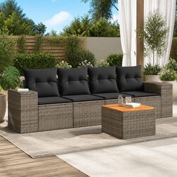 Practical 5 Piece Patio Sofa Set for Outdoor Spaces