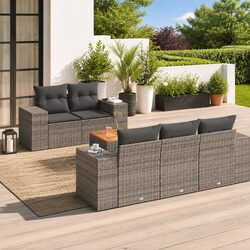 Practical 6 Piece Garden Sofa Set for Any Outdoor Area