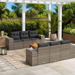 Versatile 7 Piece Sofa Set for Outdoor Gatherings