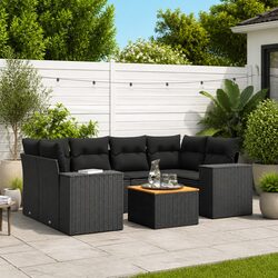 7 Piece Outdoor Sofa Set for Relaxation and Comfort
