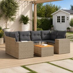 Practical 7 Piece Garden Sofa Set for Your Home