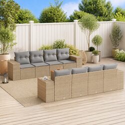 Practical 9 Piece Outdoor Sofa Set for Your Garden Space