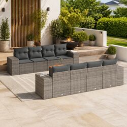 Practical 9 Piece Garden Sofa Set for Your Patio
