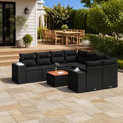 Practical 9-Piece Sofa Set for Your Outdoor Living Needs