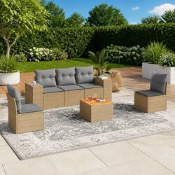 Versatile 6 Piece Sofa Set for Any Outdoor Setting
