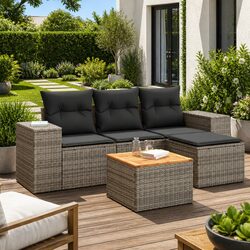 Versatile 5 Piece Garden Sofa Set for Any Outdoor Space