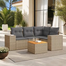 Practical 5 Piece Garden Sofa Set for Any Outdoor Space