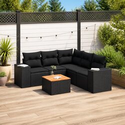 Practical 6-Piece Garden Sofa Set for Home Use