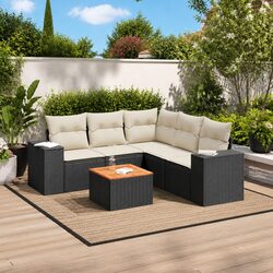Practical 6 Piece Garden Sofa Set for Your Outdoor Needs