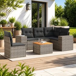 Perfect Addition to Your Backyard: 6 Piece Garden Sofa Set