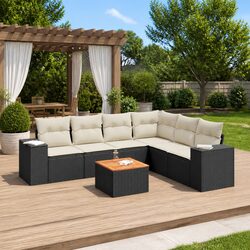 Practical 7 Piece Garden Sofa Set for Your Outdoor Space