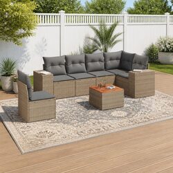 Versatile 7-Piece Garden Sofa Set for Your Outdoor Space