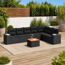 Versatile 8 Piece Garden Sofa Set for Any Outdoor Space