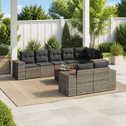 Versatile 9-Piece Sofa Set for Your Garden or Patio