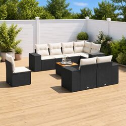 Practical 9 Piece Garden Sofa Set for Various Spaces