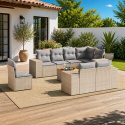Practical 9 Piece Garden Sofa Set for Your Patio