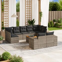 Practical 10-Piece Garden Sofa Set for Outdoor Living