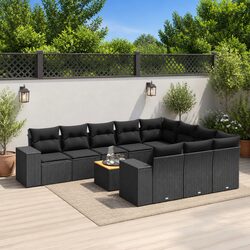 Practical 11 Piece Sofa Set for Any Outdoor Gathering
