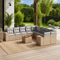 Functional 11 Piece Patio Sofa Set - Ideal for Relaxation