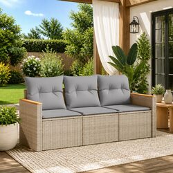 Perfect 3-Piece Garden Sofa Set for Relaxing Outdoors