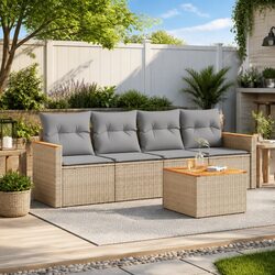 Versatile 5-Piece Garden Sofa Set for Your Outdoor Space