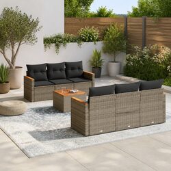 Practical 7 Piece Garden Sofa Set for Everyday Use