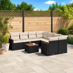 Versatile 9 Piece Sofa Set for Outdoor Gatherings