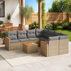 Functional 9 Piece Outdoor Sofa Set for Any Outdoor Area