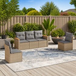 Practical Modular Garden Sofa Set for Outdoor Living