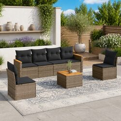 Practical 7 Piece Outdoor Sofa Set for Your Home