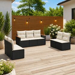 Versatile 7 Piece Sofa Set for Your Outdoor Oasis
