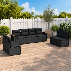 Versatile 8-Piece Outdoor Sofa Set for Any Patio