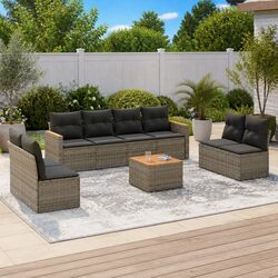 Ideal 9 Piece Garden Sofa Set for Outdoor Gatherings