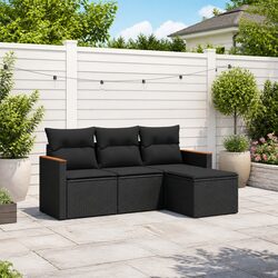 Versatile 4-Piece Modular Sofa Set for Your Outdoor Spaces