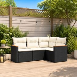 4-Piece Modular Garden Sofa Set - Perfect for Outdoors