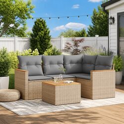 Versatile 5-Piece Outdoor Sofa Set for Your Backyard