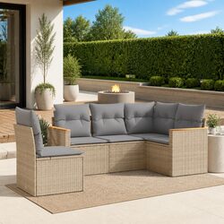 Versatile 5 Piece Garden Sofa Set for Any Outdoor Setting
