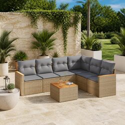 Ideal 7-Piece Sofa Set for Outdoor Gatherings