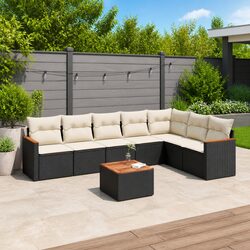 Practical 8 Piece Garden Sofa Set for Everyday Use