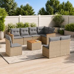 Versatile 9 Piece Sofa Set for Your Outdoor Living