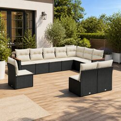 Practical 10-Piece Garden Sofa Set for Your Patio