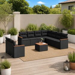 Practical 10-Piece Garden Sofa Set for Your Outdoor Living