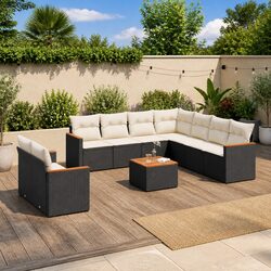 Functional 10 Piece Garden Sofa Set for Your Outdoor Setup
