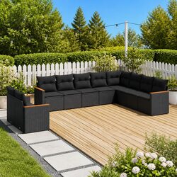 Versatile 10-Piece Sofa Set for Your Outdoor Living Space