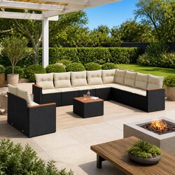 Practical 11-Piece Garden Sofa Set for Any Outdoor Area