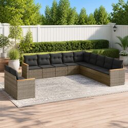 Versatile 11 Piece Garden Sofa Set for Outdoor Use