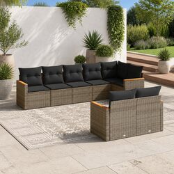 Versatile 8-Piece Sofa Set for Outdoor Gatherings