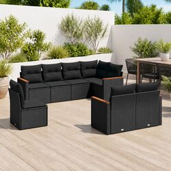 Practical 8 Piece Garden Sofa Set for Your Outdoor Space