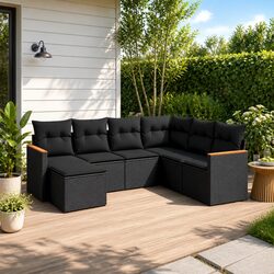 Practical 7-Piece Outdoor Sofa Set for Your Patio